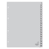 Plastic tabs 1-20 (20 grey tabs) | Extra wide A4+, 23-hole | Kangaro 205463 - 1
