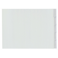 Plastic tabs (5 grey landscape tabs) | A3, 4-hole | Kangaro 206735