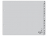 Plastic tabs A-Z (20 grey landscape tabs) | A5, 2-hole | Kangaro 206775 - 1