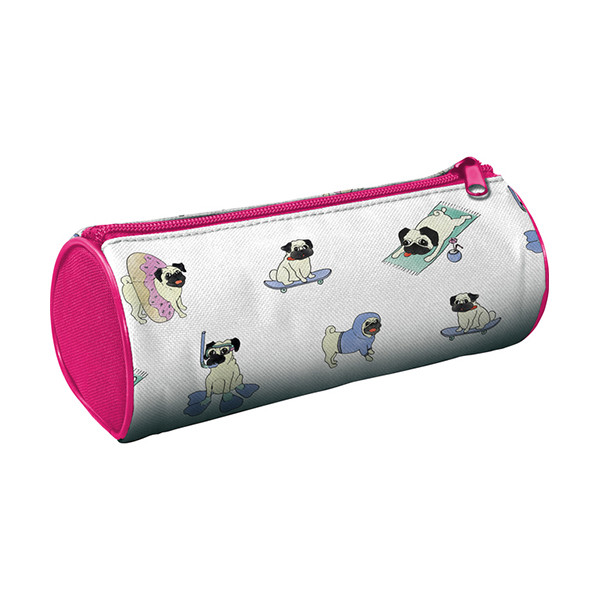 Kangaro Pug Life round pencil case K-21002 206988 - 1