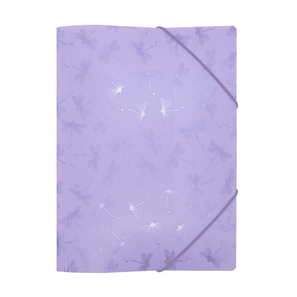 Kangaro Purple Passion A4 elastic folder K-PM030053 056737 - 1