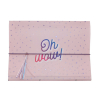Kangaro Purple Passion hearts and quote project folder with 7 compartments K-PM030052 056736