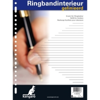 Ring binder paper A4 lined 60g (21 rings) | Kangaro 205326