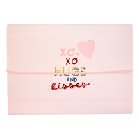 Kangaro Sushi Sunday pink xoxo project folder with 6 compartments K-PM630052 206937