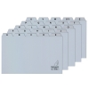 Tab card (210 x 150mm/160mm, grey) | Kangaro | 25-pack