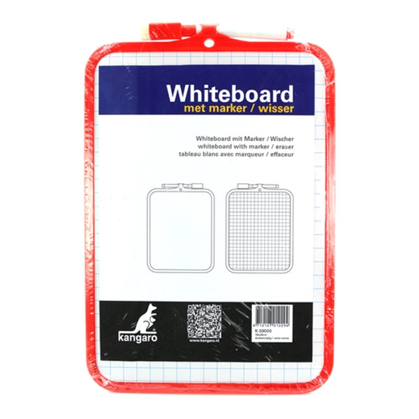 Whiteboard 26 x 19cm non-magnetic | Kangaro 204911 - 1