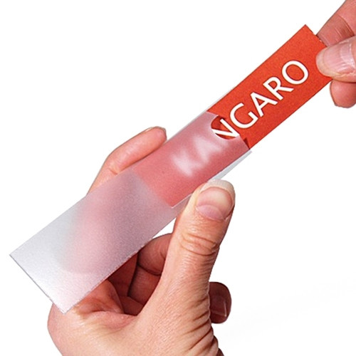 Kangaro adhesive label holder, 25mm x 75mm (12 pieces) K-16147 205380 - 1