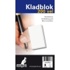 Kangaro blank notepad 115mm x 198mm, 200 sheets