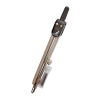 Kangaro compass matt nickel-plated metal 120mm 3412-PLE 205032
