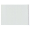 Kangaro grey A3 landscape plastic tabs with 5 tabs (4 holes)
