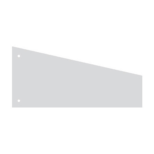 Kangaro grey trapezoidal separating strip, 240mm x 105mm/60mm (100-pack) 205112 - 1