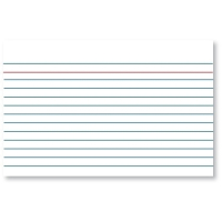 Kangaro lined system cards, 105mm x 148mm (6 x 100-pack)