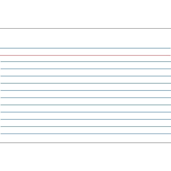 Kangaro lined system cards, 55mm x 90mm (12 x 100-pack) 205149 - 1