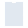 Kangaro transparent credit card format view folder with U-opening (25-pack) 204902 - 1