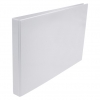 Kangaro white A3 ring binder with 4 D-rings, 25mm (2-pack)