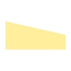 Kangaro yellow trapezoidal separating strip, 235mm x 105mm/55mm (100-pack) 0707007TR 205122