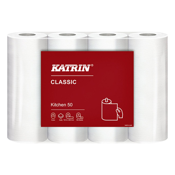 Katrin Basic 2-ply kitchen roll (4 x 50 sheets) 87075 SKA06103 - 1