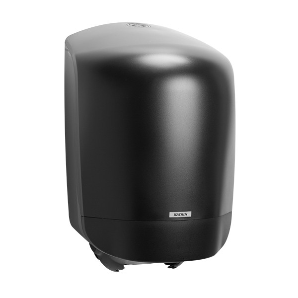 Katrin Centerfeed Medium black cleaning roll dispenser  SKA06035 - 1