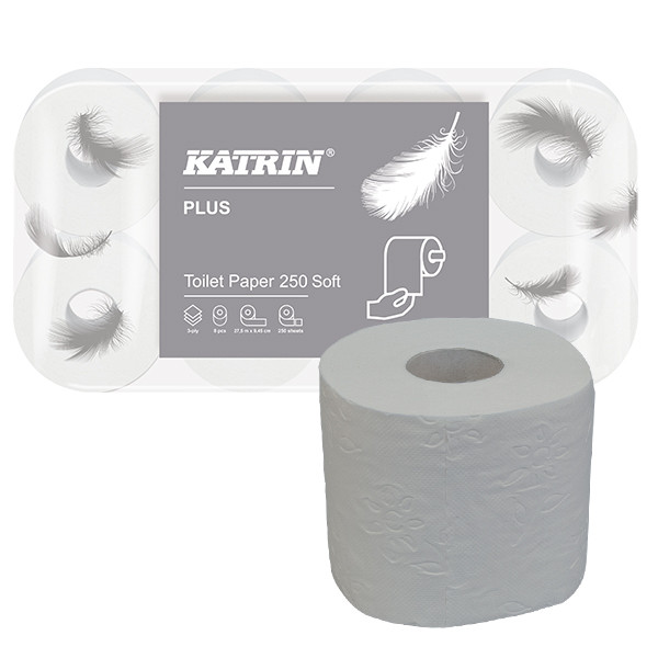 Toilet paper (3-ply) | Katrin Plus Soft 8-pack SKA06018 - 1