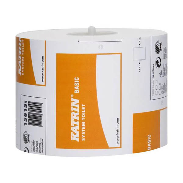 Toilet rolls (1-ply) | Katrin Basic System | 36-pack 068846 - 1