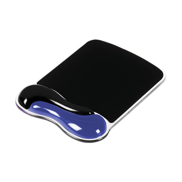 Kensington Duo Gel mouse pad with wrist rest blue/black 62401 230035 - 1