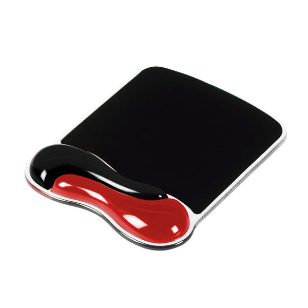 Mouse pad with wrist rest | Kensington Duo Gel red 230036 - 1