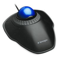 Kensington Orbit Trackball black scroll ring mouse with cable K72337EU 230083