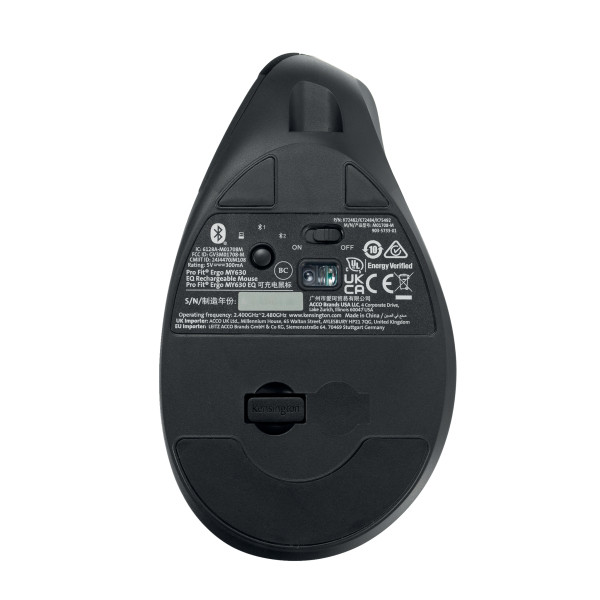 Kensington Pro Fit EQ MY630 rechargeable ergonomic mouse K72482WW 230170 - 6
