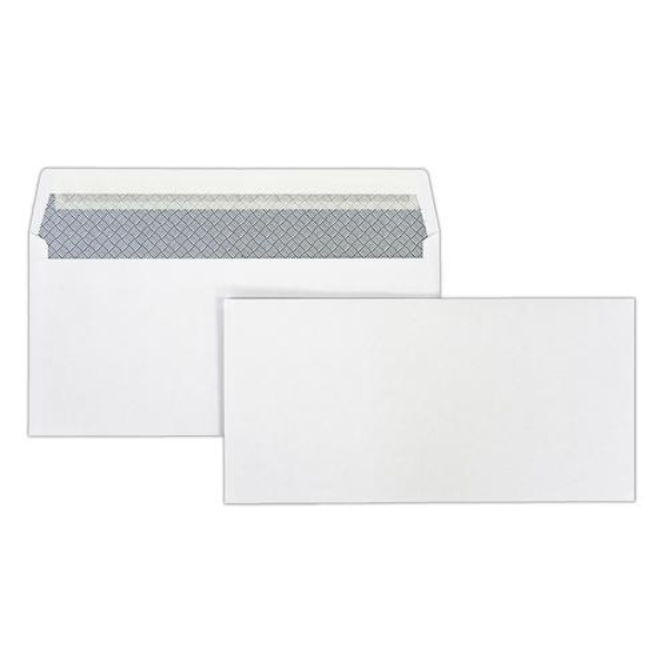 Kestrel DL white peel and seal envelope, 110mm x 220mm (1,000-pack) 520079 - 1