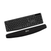 Keyboard wrist rest | memory foam | black | 123ink 301037 - 2