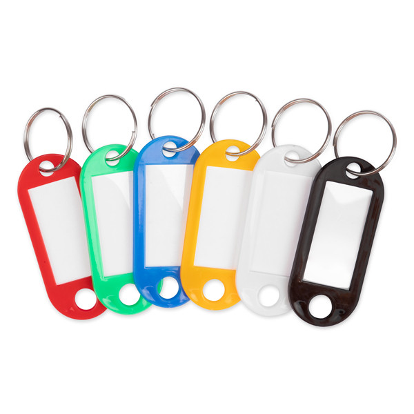 Keychain | assorted colours | 123ink | 10-pack 301100 - 1