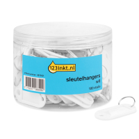 Keychain | white | 123ink | 100-pack 301102