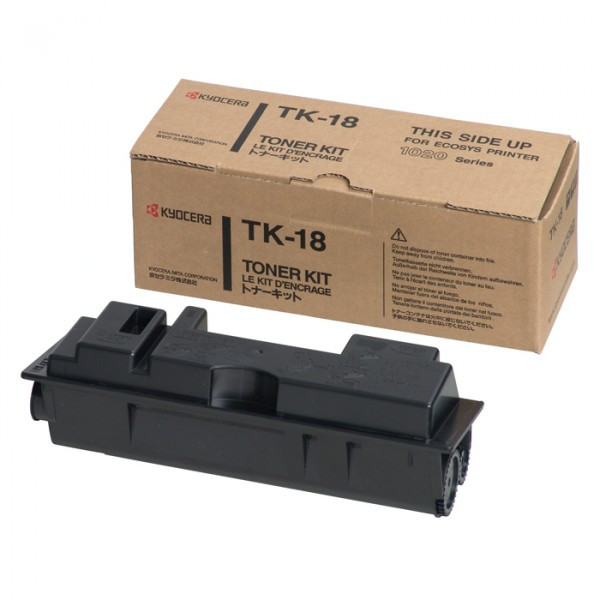 Kyocera TK-18 black toner (original Kyocera) 1T02FM0EU0 370QB0KX 032287 - 1