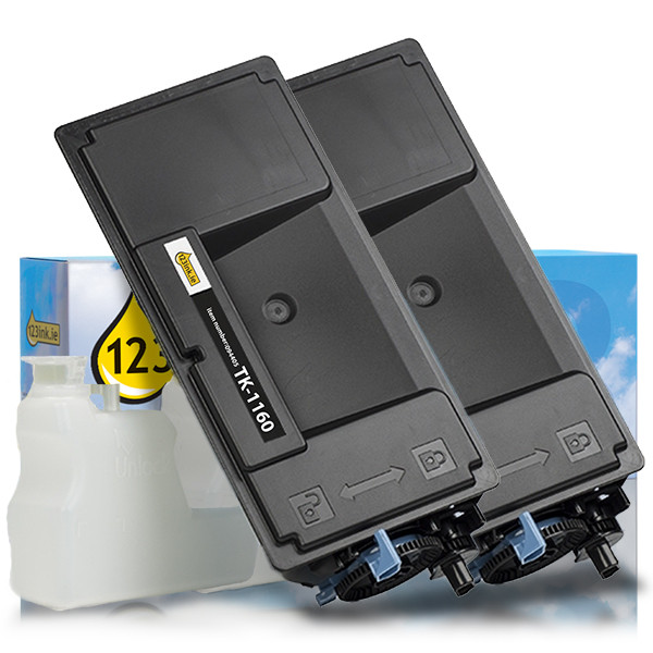 Kyocera TK-3160 black toner 2-pack (123ink version) 094421 - 1