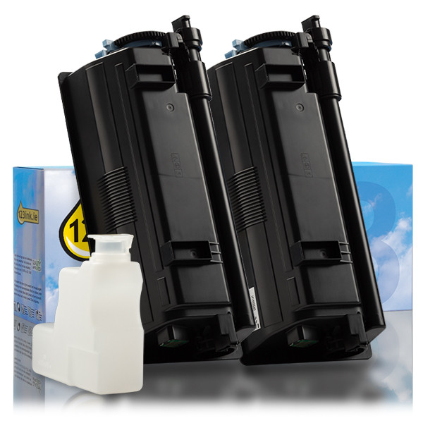 Kyocera TK-3400 black toner 2-pack (123ink version) 095041 - 1