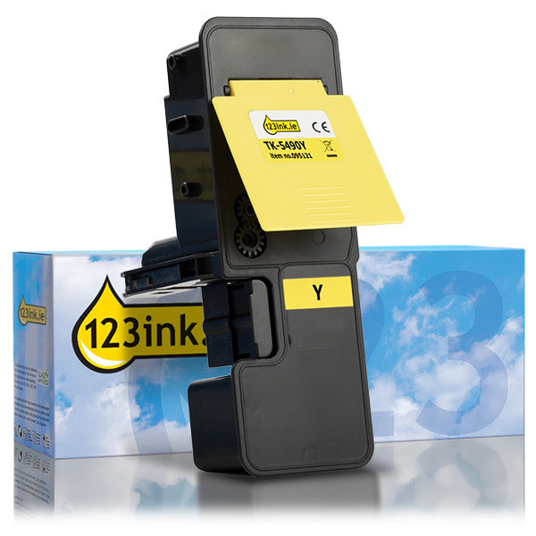 Kyocera TK-5490Y high-capacity yellow toner (123ink version) 095121 - 1