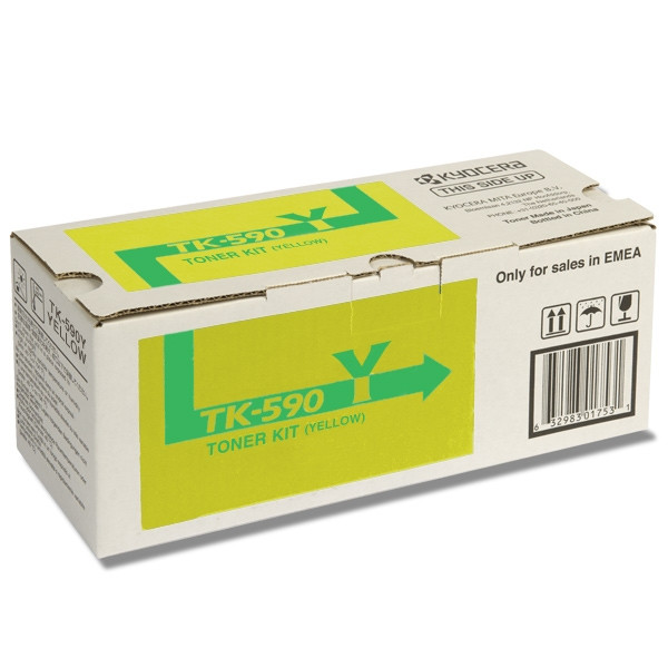 Kyocera TK-590Y yellow toner (original Kyocera) 1T02KVANL0 079316 - 1