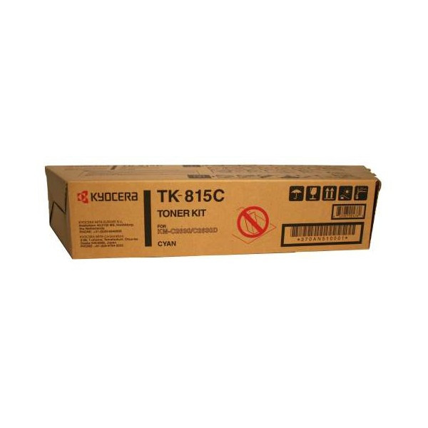 Kyocera TK-815C cyan toner (original Kyocera) 370AN510 079015 - 1