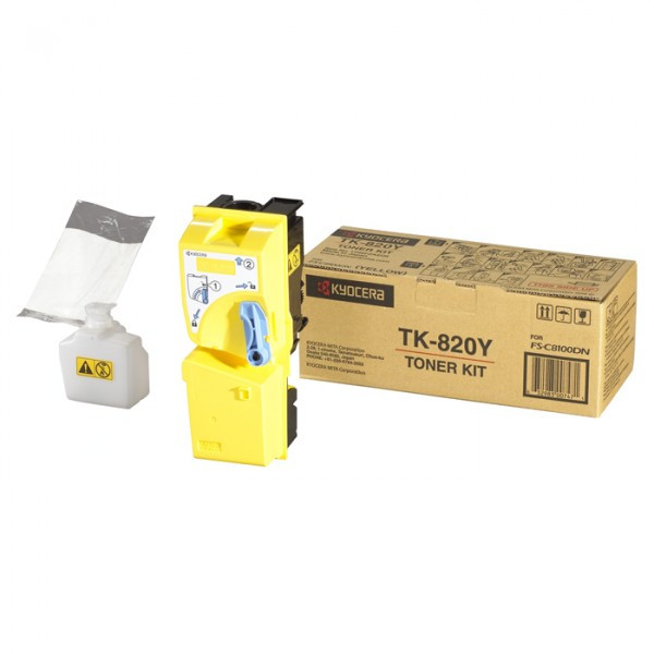 Kyocera TK-820Y yellow toner (original Kyocera) 1T02HPAEU0 079130 - 1