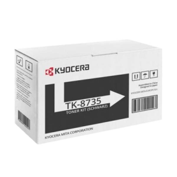Kyocera TK-8735K black toner (original Kyocera) 094814 - 1