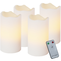 LED white advent pillar candles (4-pack) 067-11 423134