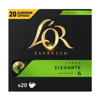 L'OR Espresso Lungo Elegant coffee capsules (20-pack)