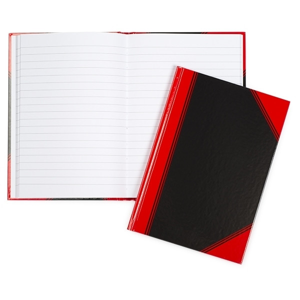 Notebook lined A5 | red/black | Landré | 96 sheets 400615 - 1