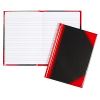 Notebook lined A6 | red/black | Landré | 96 sheets 400616