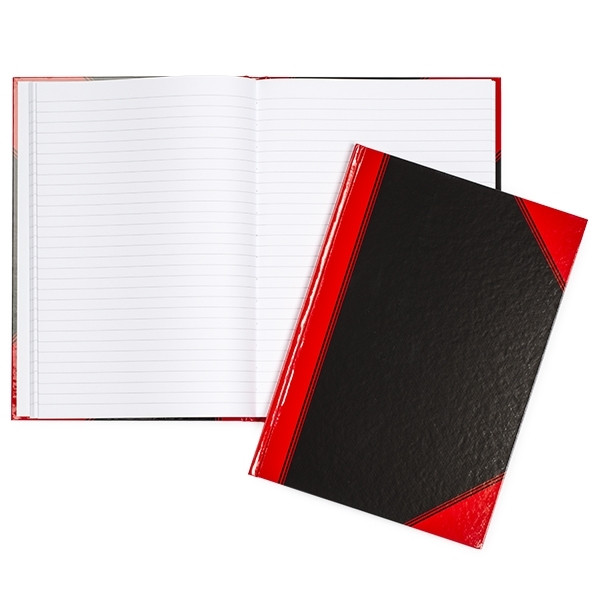 Landré red/black A4 lined notebook, 96 sheets 100302814 400614 - 1