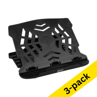 Laptop stand | black | 123ink | 3-pack