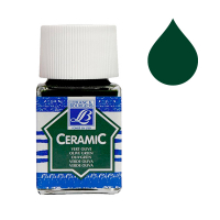 Lefranc Bourgeois Ceramic 541 olive green glass & porcelain paint (50ml) 210345 405128