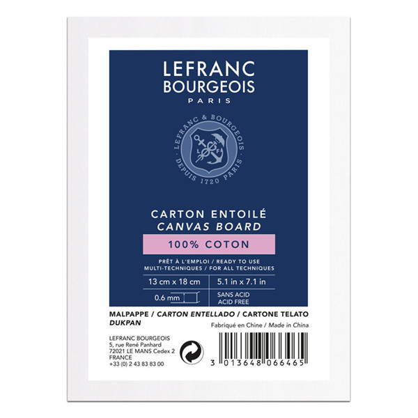 Lefranc Bourgeois Lefranc & Bourgeois Louvre canvas board, 13cm x 18cm 806646 405148 - 1
