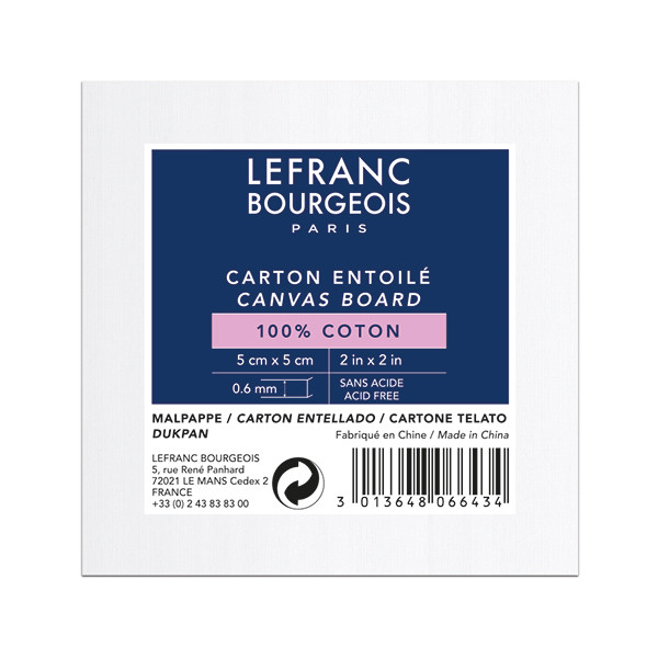 Lefranc Bourgeois Lefranc & Bourgeois Louvre canvas board, 5cm x 5cm 806643 405145 - 1