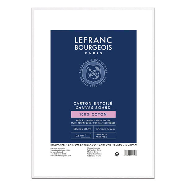 Lefranc Bourgeois Louvre canvas board, 50cm x 70cm 806652 405154 - 1